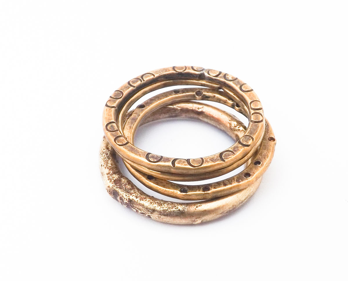 BRASS STACKER RING1