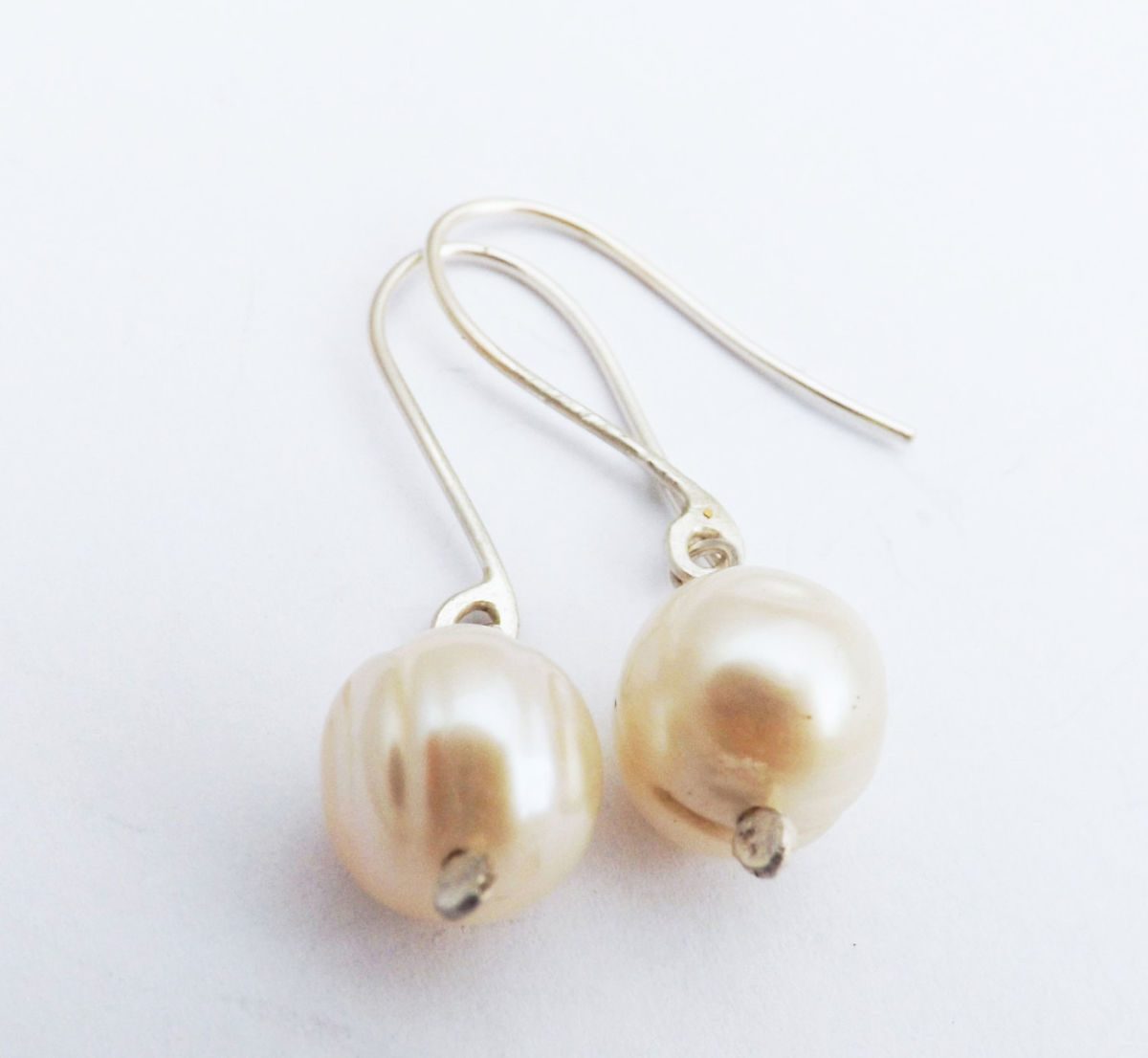 FRESHWATER PEARL DROP EARRINGS - Eco Silver