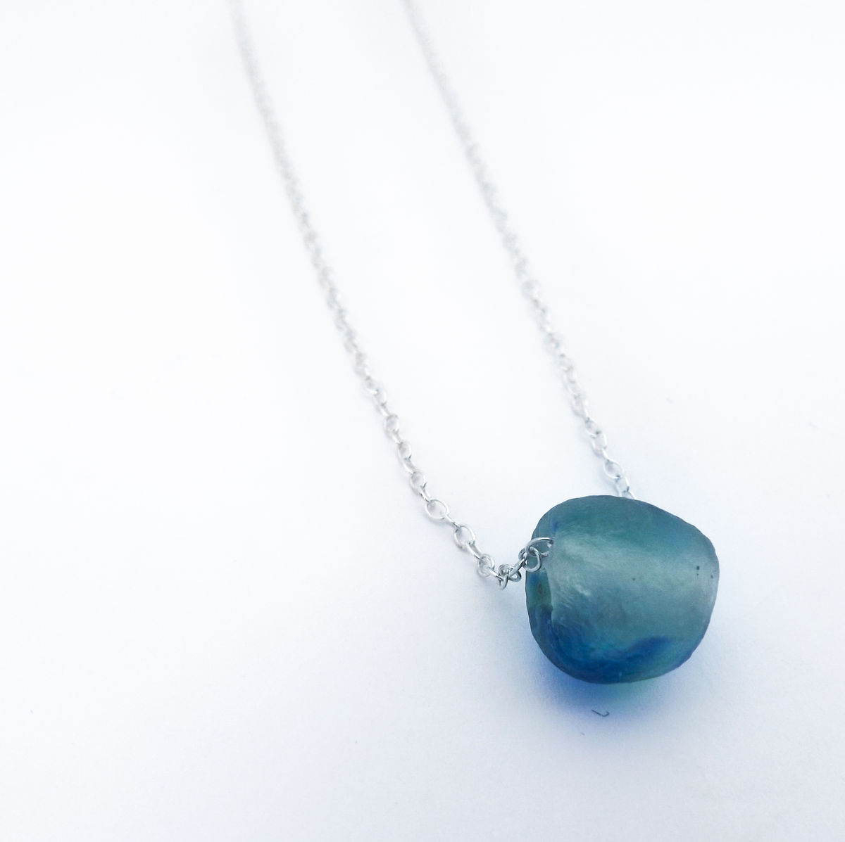 RECYCLED BOTTLE BEAD NECKLACE5