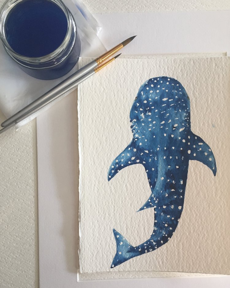 whale shark print