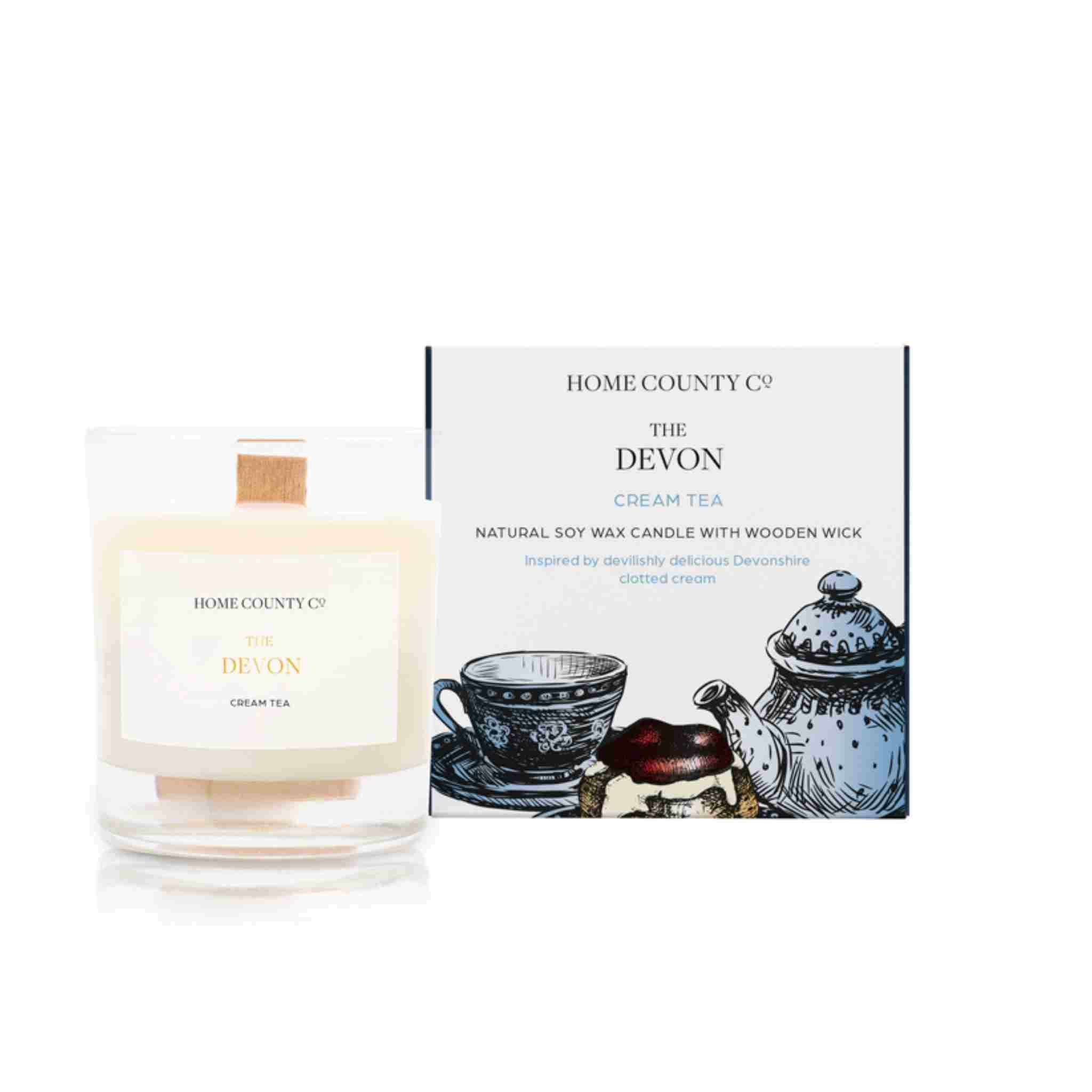 Home County Co._The Devon_Cream Tea Soy Candle