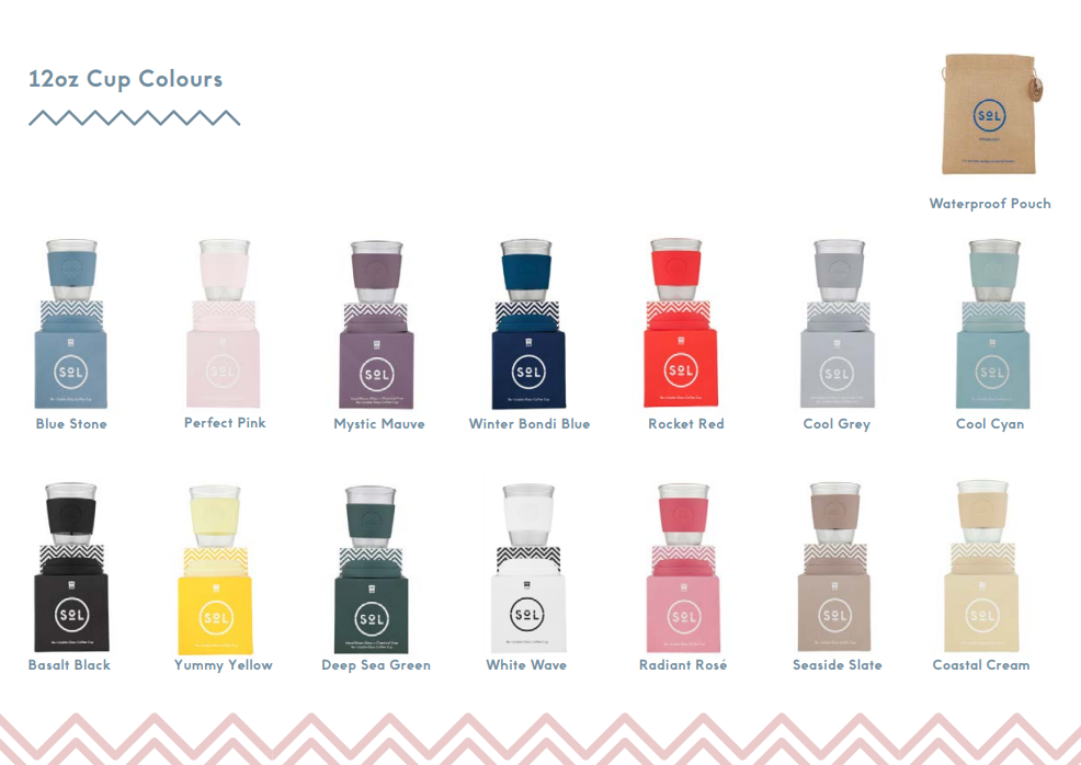 12oz Cup Colours
