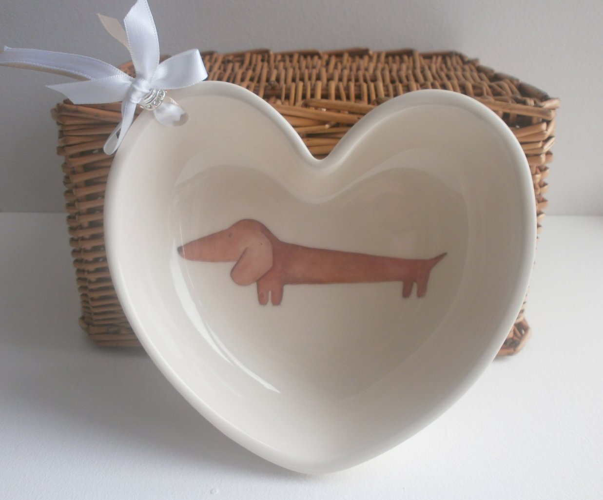 Doggy Design Heart Shaped Bowl4