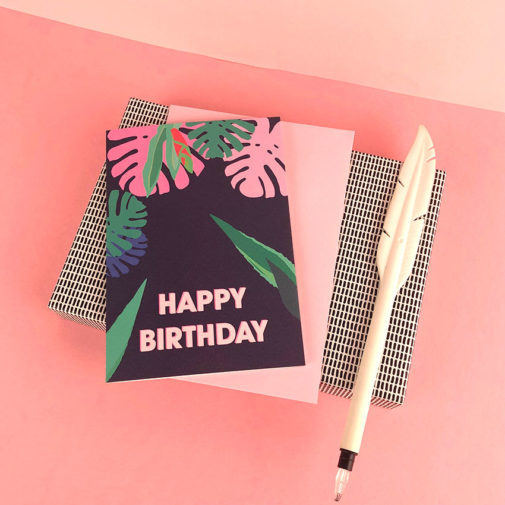 Greeting Cards - Bday Tropical2
