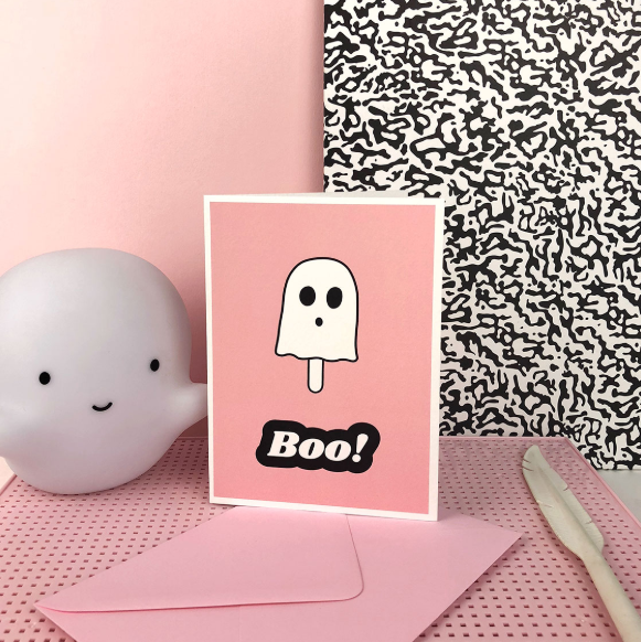 Greeting Cards - Boo!