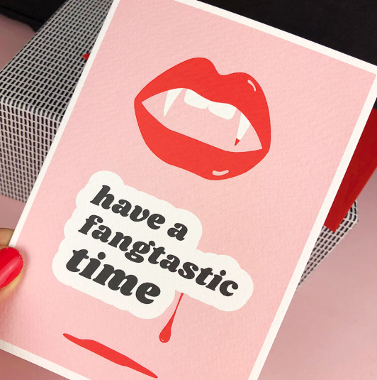 Greeting Cards - Fangtastic Halloween Card