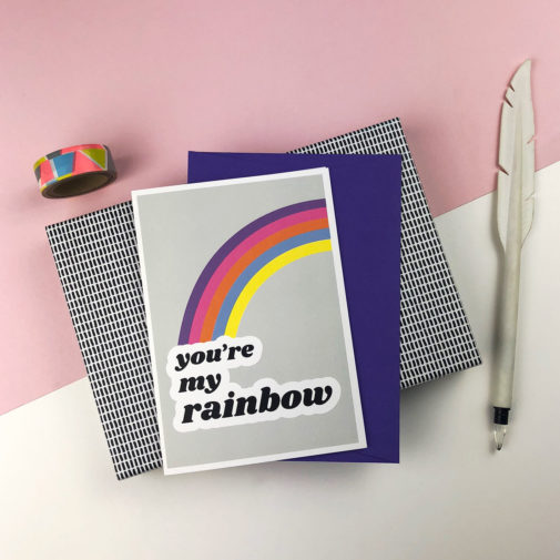 Greeting Cards - You're My Rainbow