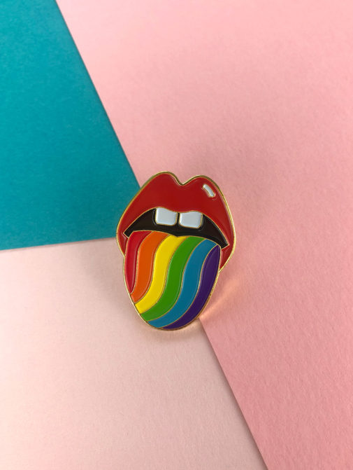 Lips Enamel Pin2