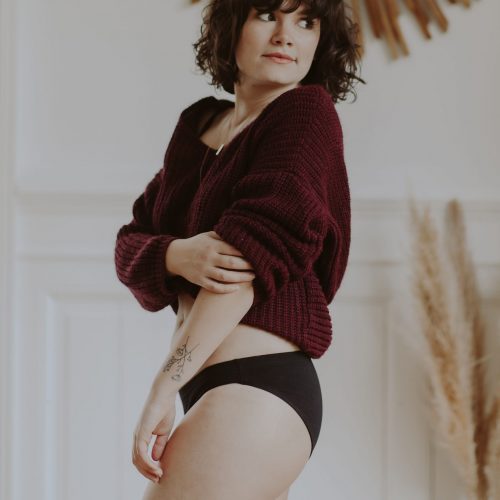 Panties Madame porte la culotte Noire Black