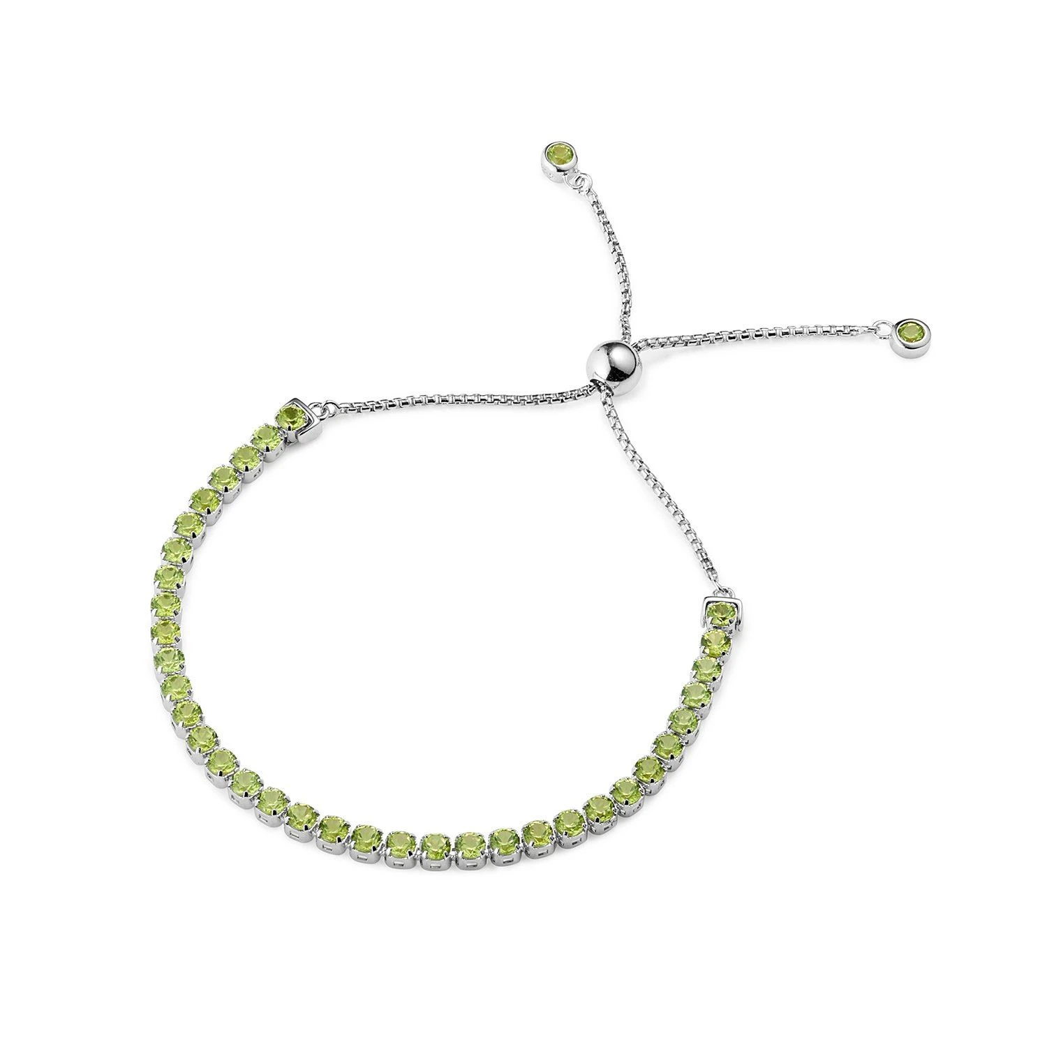 PINGLIN PERIDOT BRACELET, STERLING SILVER2
