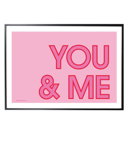Prints - You & Me Pink
