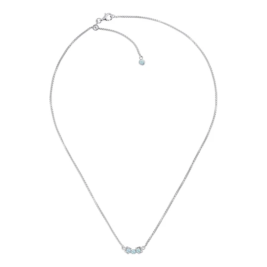 San Shi Blue Topaz Necklace, Sterling Silver1