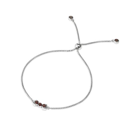 San Shi Garnet Bracelet, Sterling Silver1