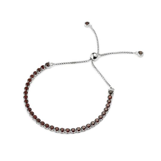 ZHONGSHAN GARNET BRACELET, STERLING SILVER1