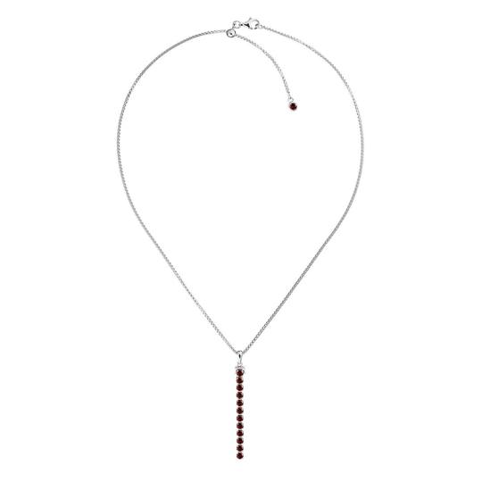 Zhongshan Garnet Necklace, , Sterling SIlver1