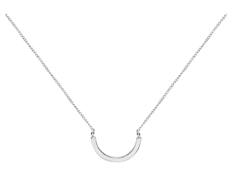 Arc Necklace - Silver01