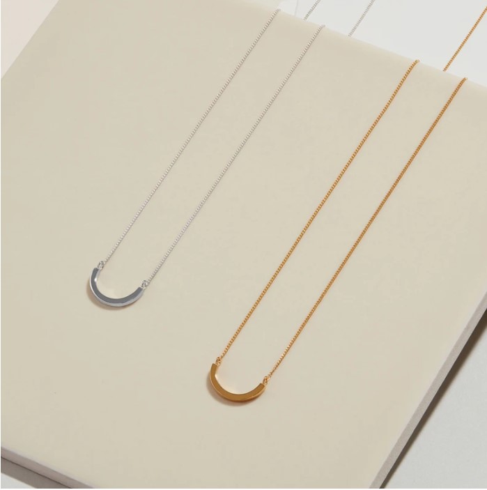 Arc Necklace - Silver03