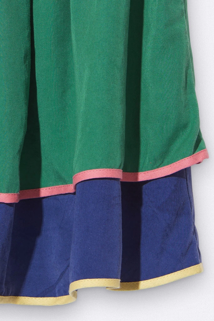 Arielle skirt in green, blue & pink3