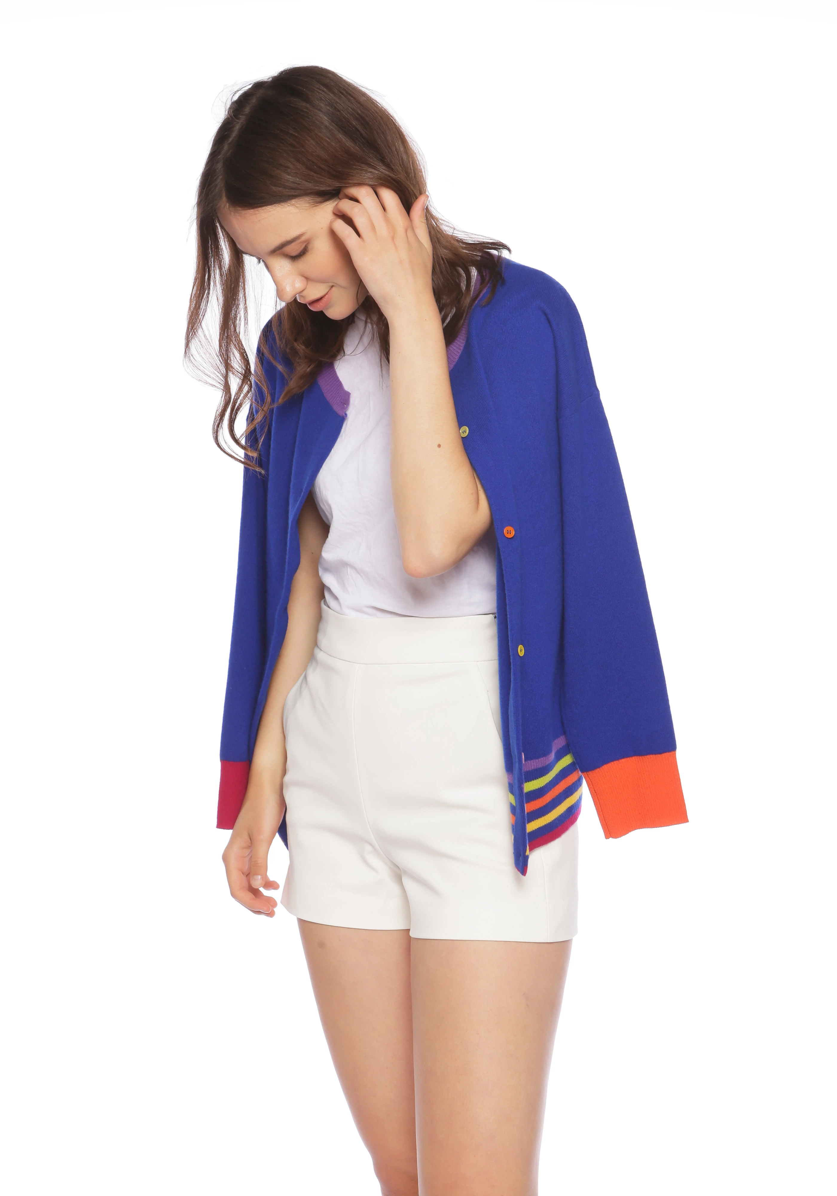 Lucia Deep Blue Sea Reversible Cardigan