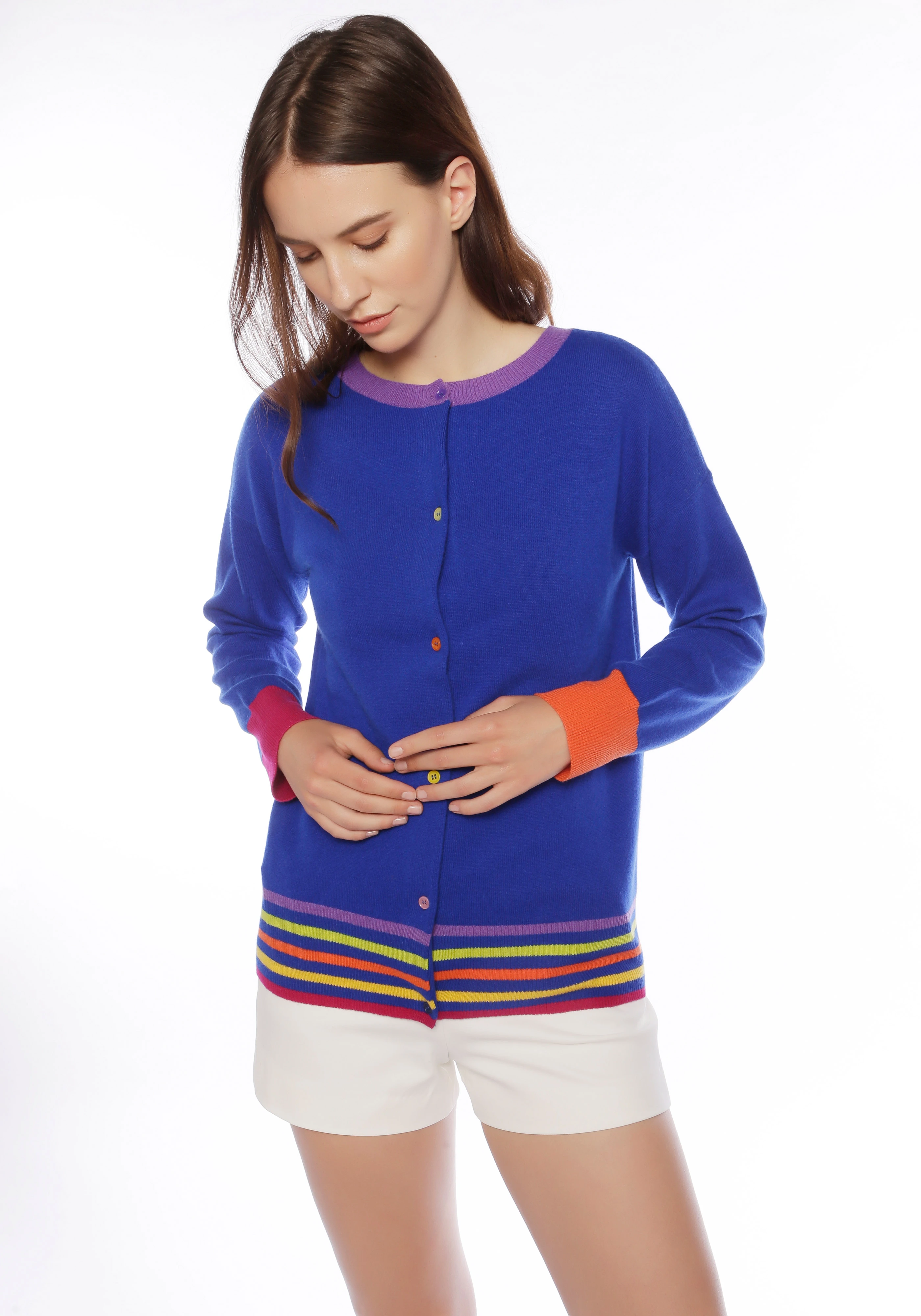 Lucia Deep Blue Sea Reversible Cardigan1