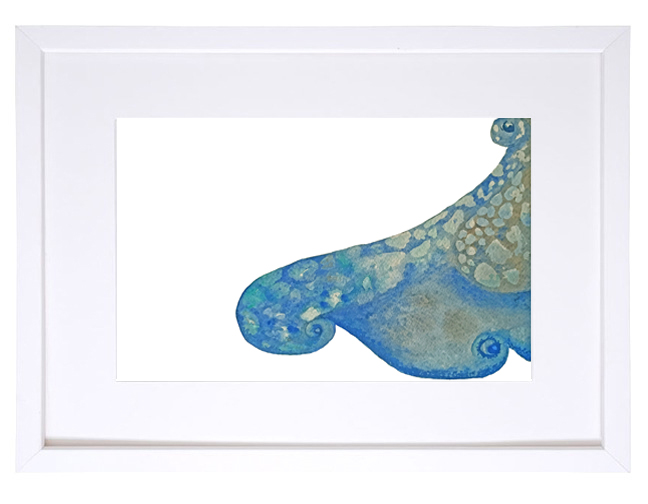 whale in 30x40 frame