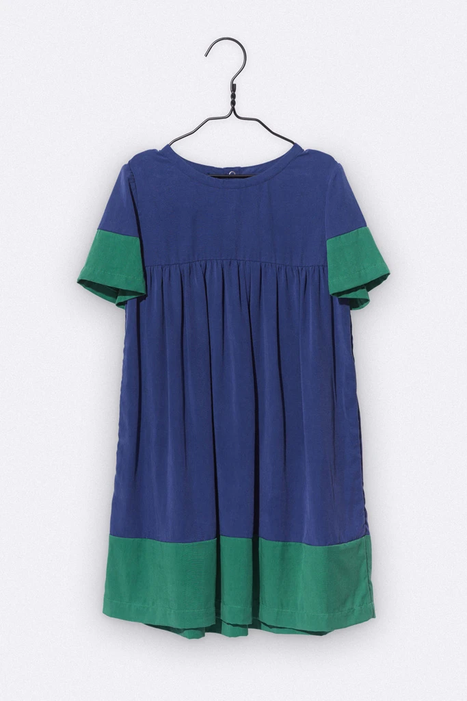 Romy dress in green and blue tencel3