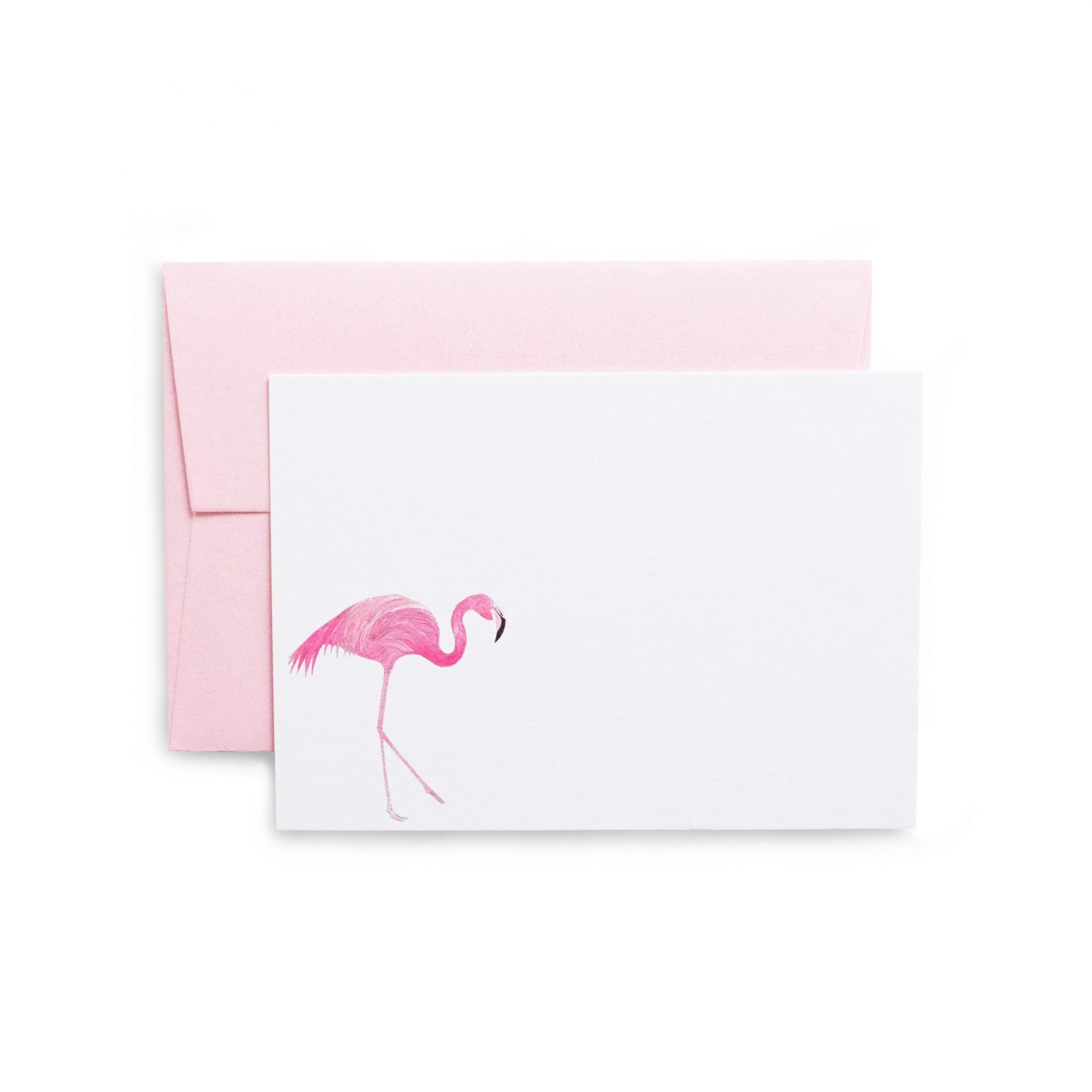Flamingo Notecard By Scarlett
