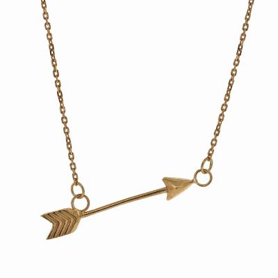 Kitten Inspiration Arrow Necklace Rose Gold
