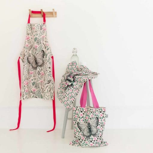 Thistles and Butterfly Apron1