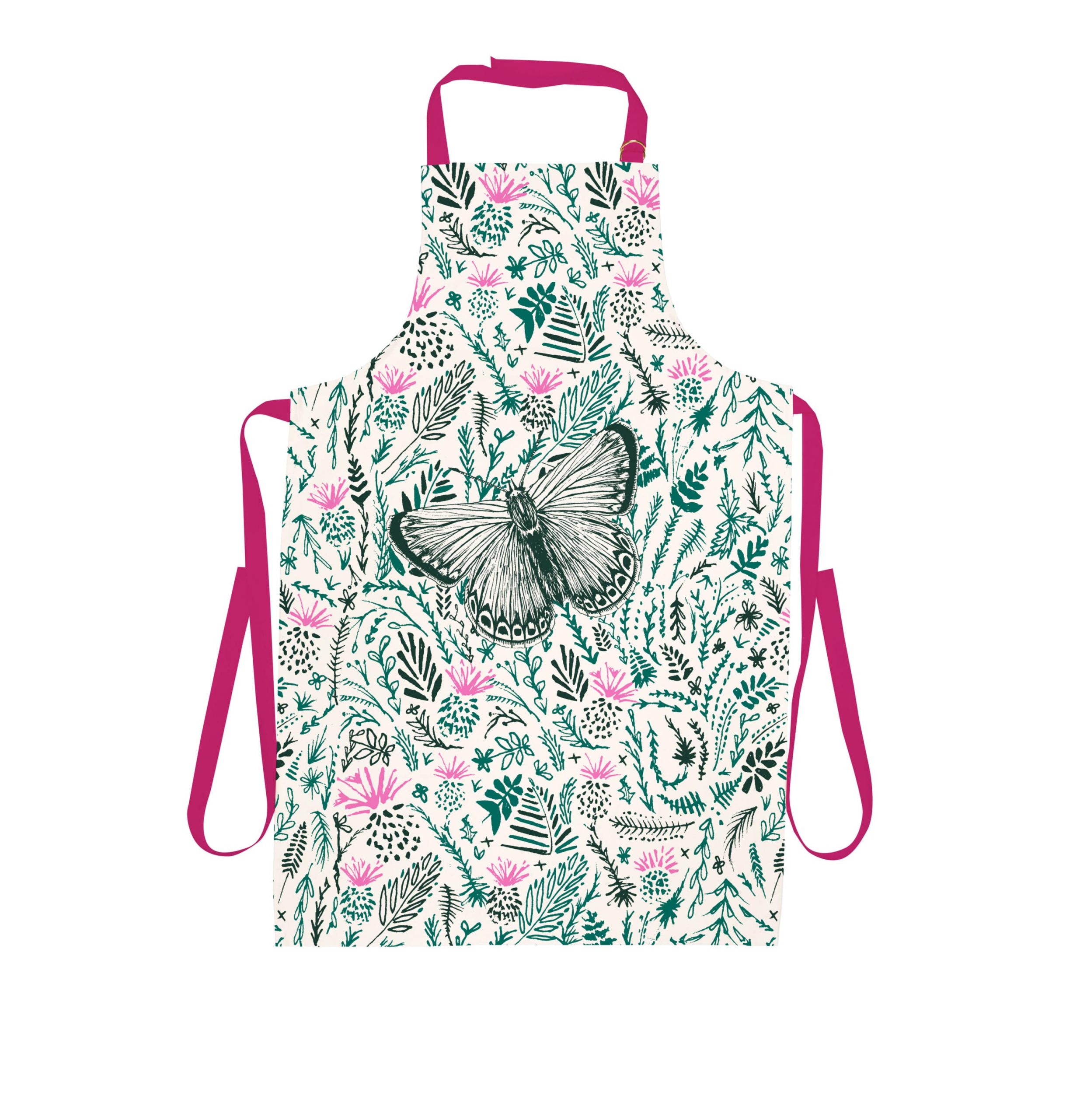 Thistles and Butterfly Apron2
