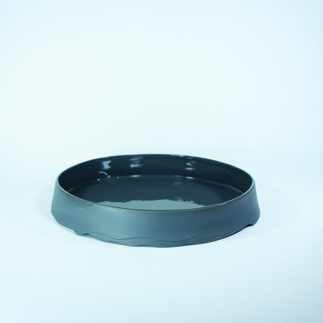 Dim Grey Bowls Home Decor Decorative Arts ERADU Ceramics Front Right