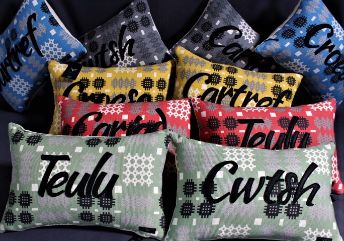 Welsh Tapestry Personalised gifts Personalised Cushions