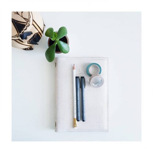 Refillable Notebook on Off White