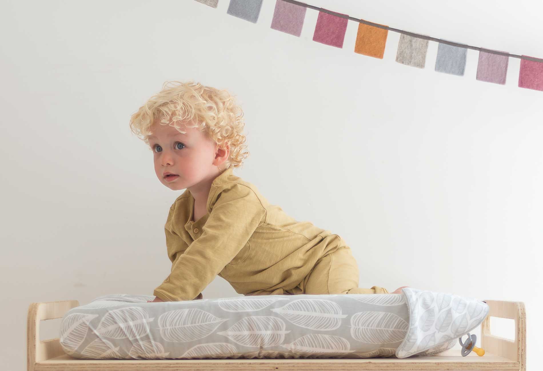 Aankleedkussenhoes Beleaf Warm grey 2