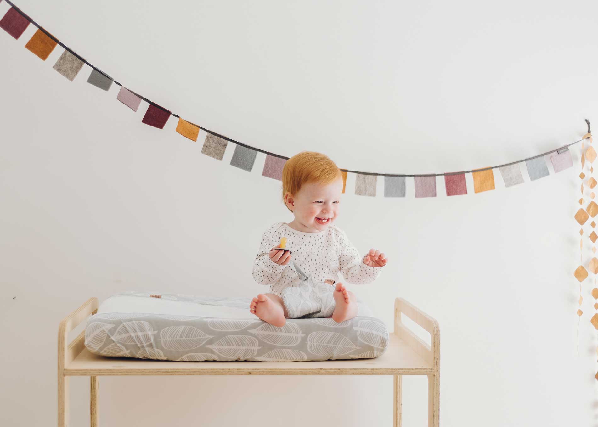 Aankleedkussenhoes Beleaf Warm grey 3