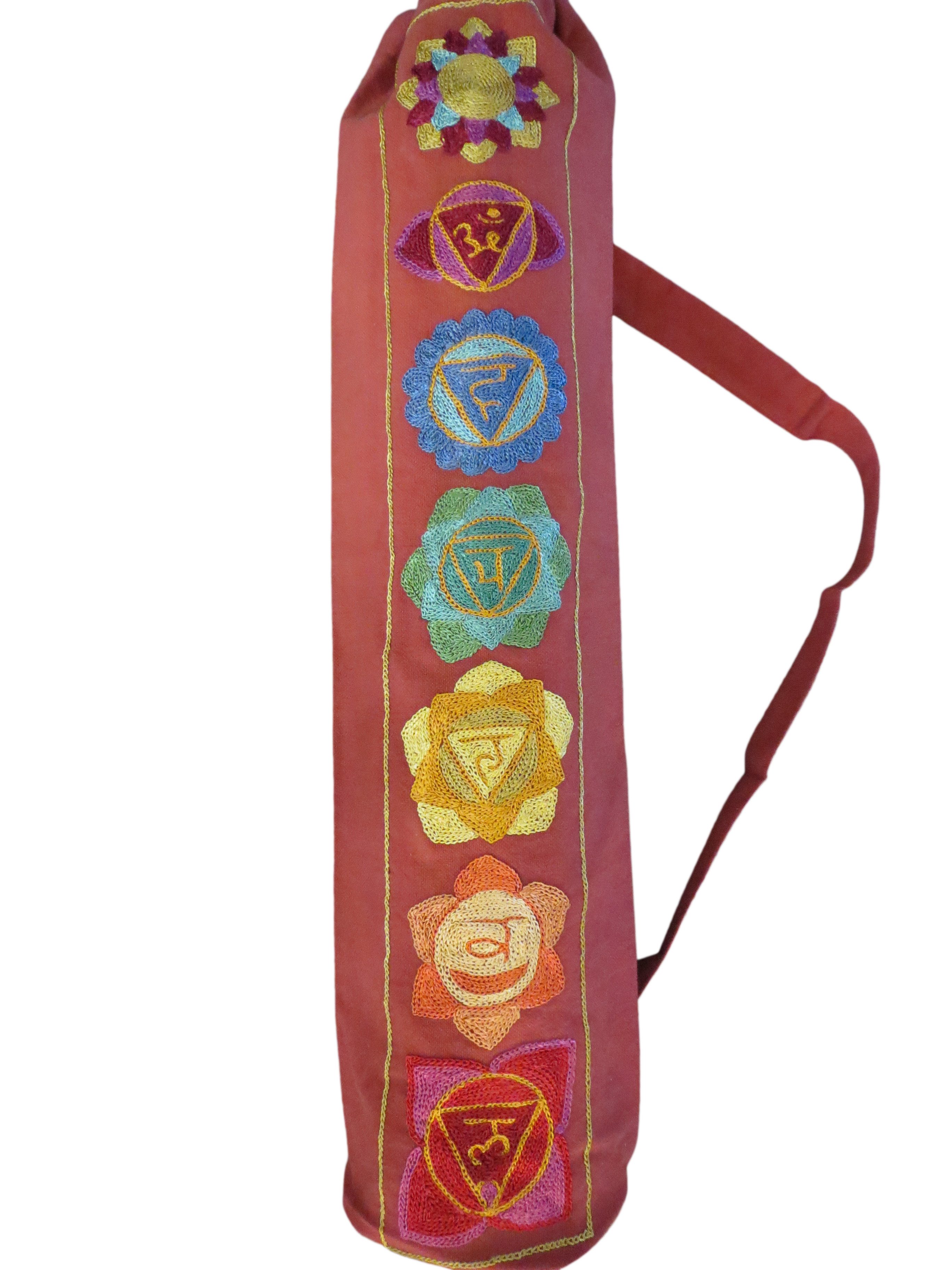 Chakra Design Yoga Mat Bag Dark Red Product Code 013 YMBO