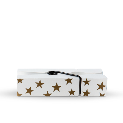 GKWGS14P_L Big clothespin golden stars