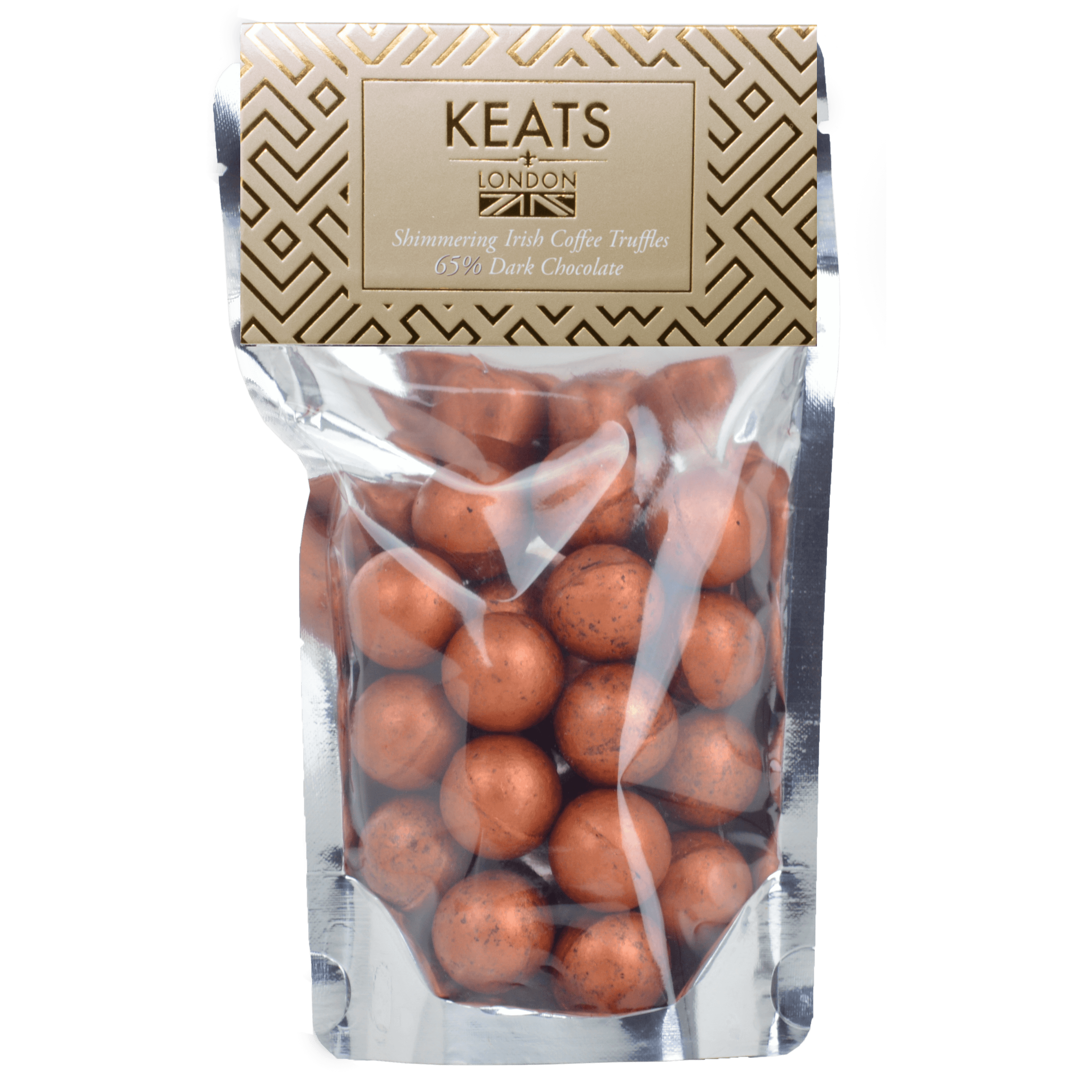 Keats Dark Chocolate Shimmering Mini Truffles Irish Coffee 140g