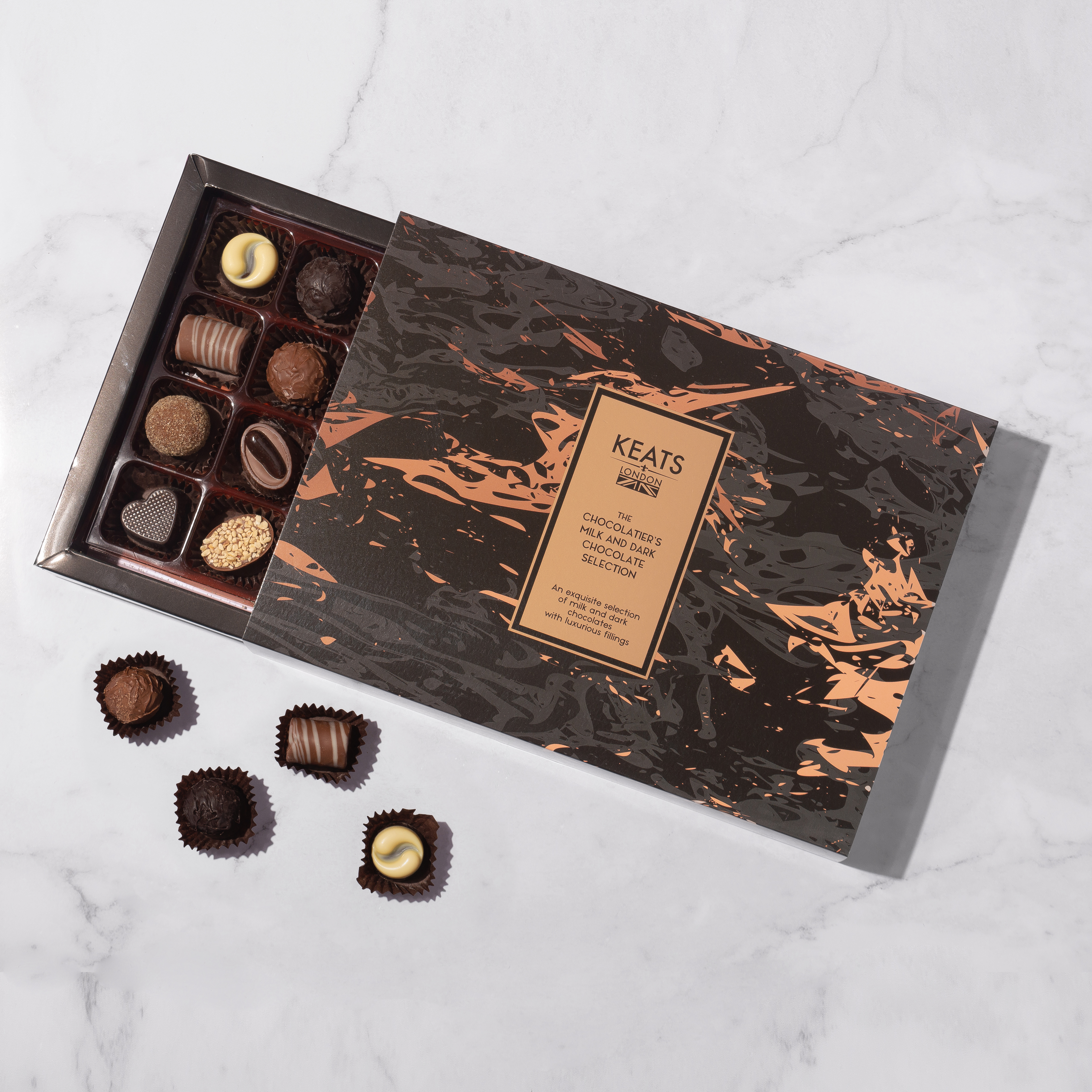 Keats Luxury Assorted Chocolate Selection 24 pieces new