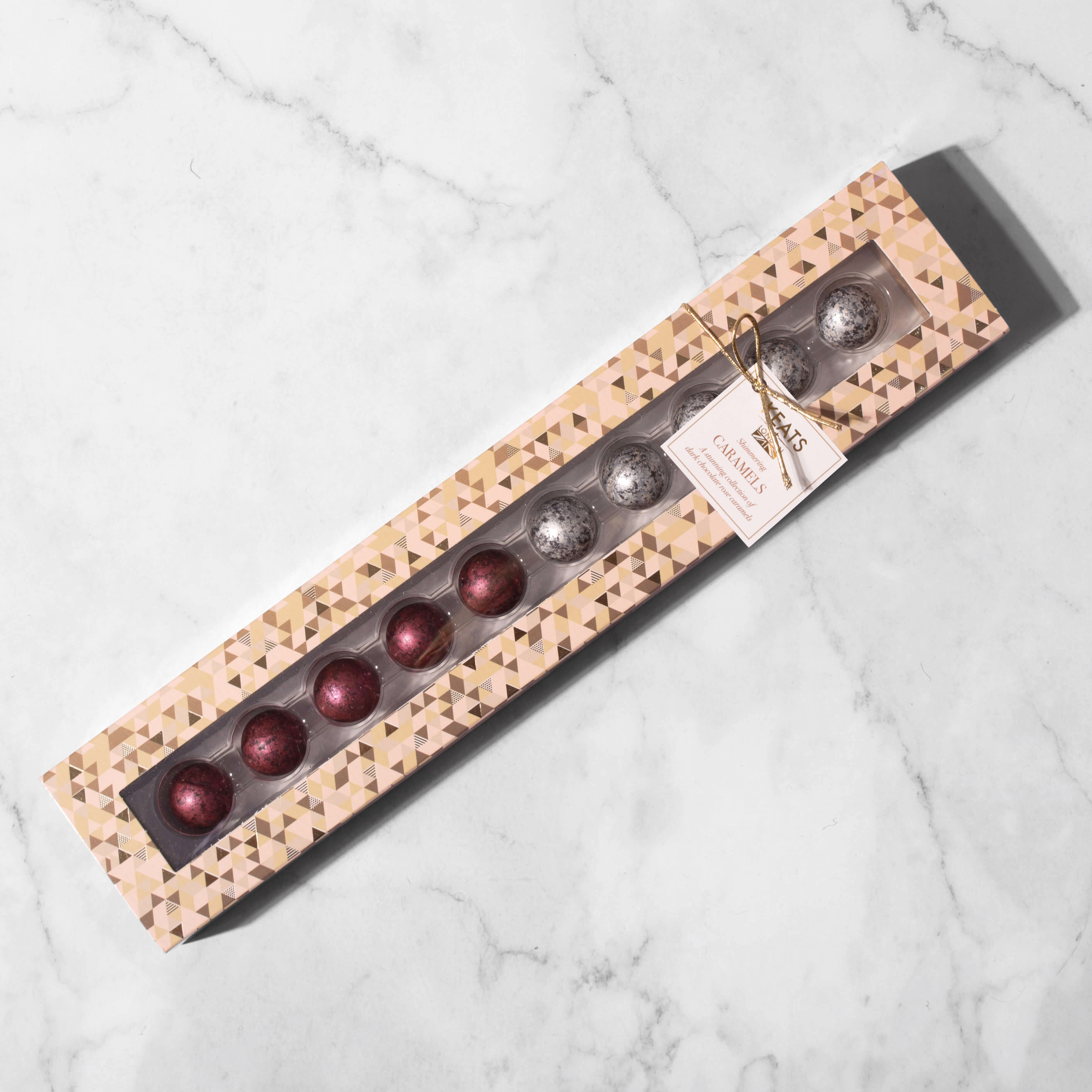 Keats Shimmering Dark Chocolate Truffles Pinacolada and Cosmopolitan Gift Box Image