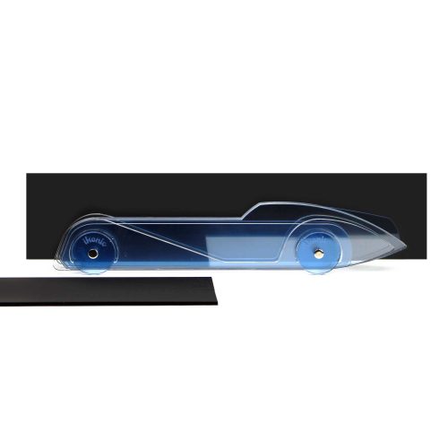 car sculpture transparent art deco