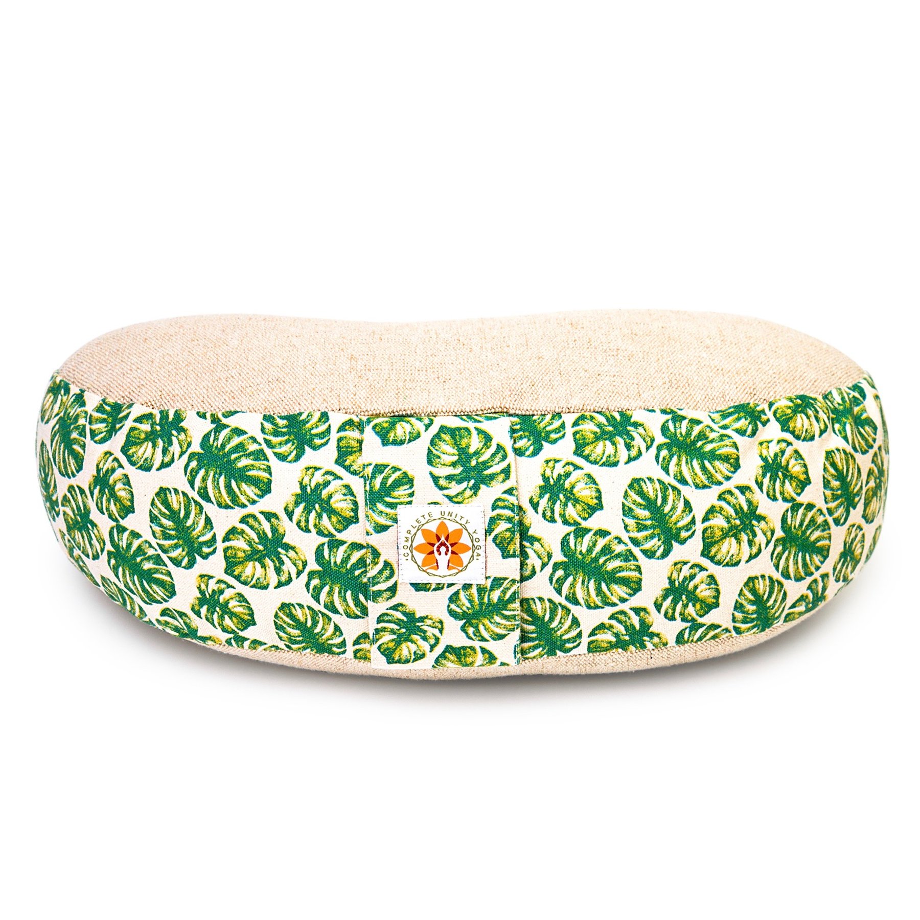 Yoga Meditation Cushion - Minfdul Jungle - Complete Unity Yoga - Front View