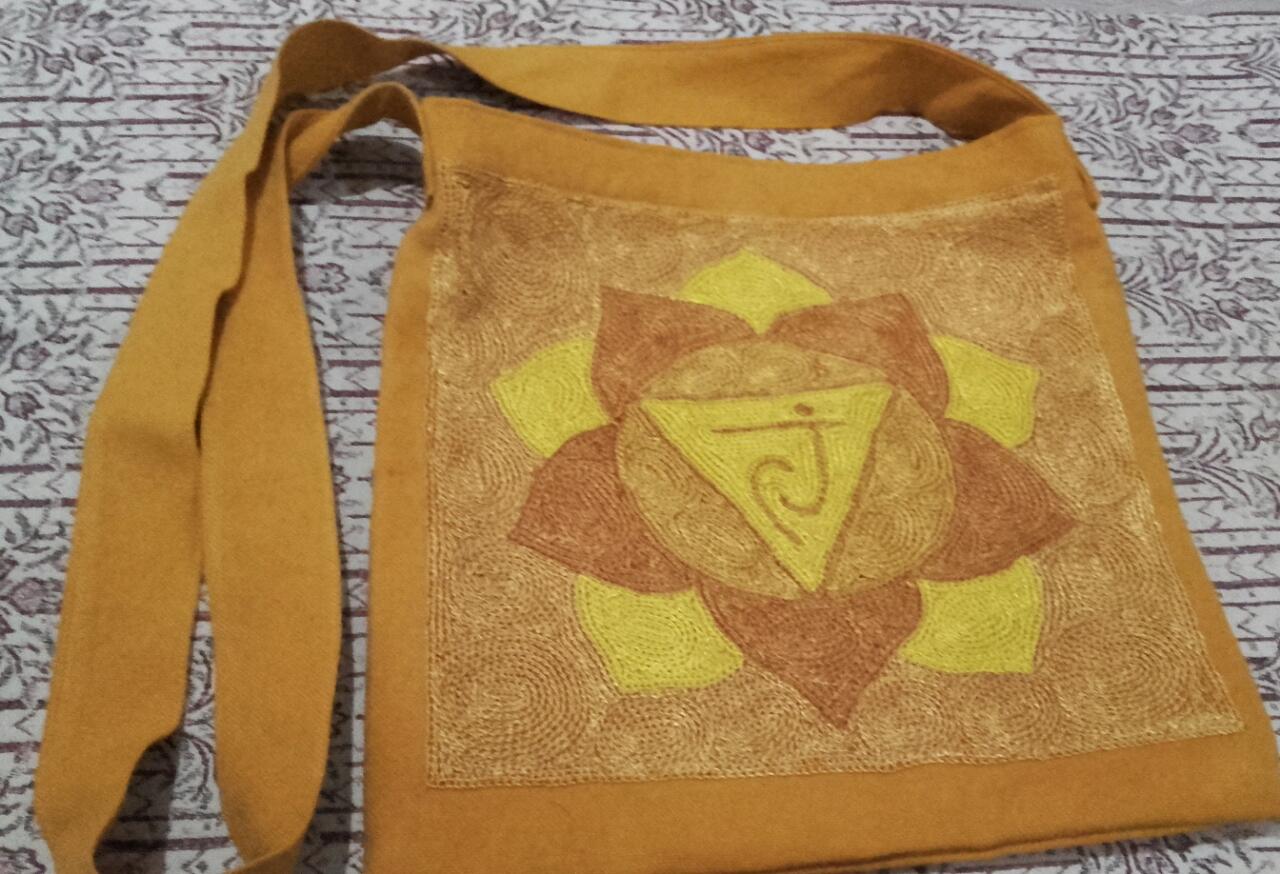 Rainbow Magic Solar Plexus Chakra Design Ladies Shoulder Bag Product Code 034 LSBRR