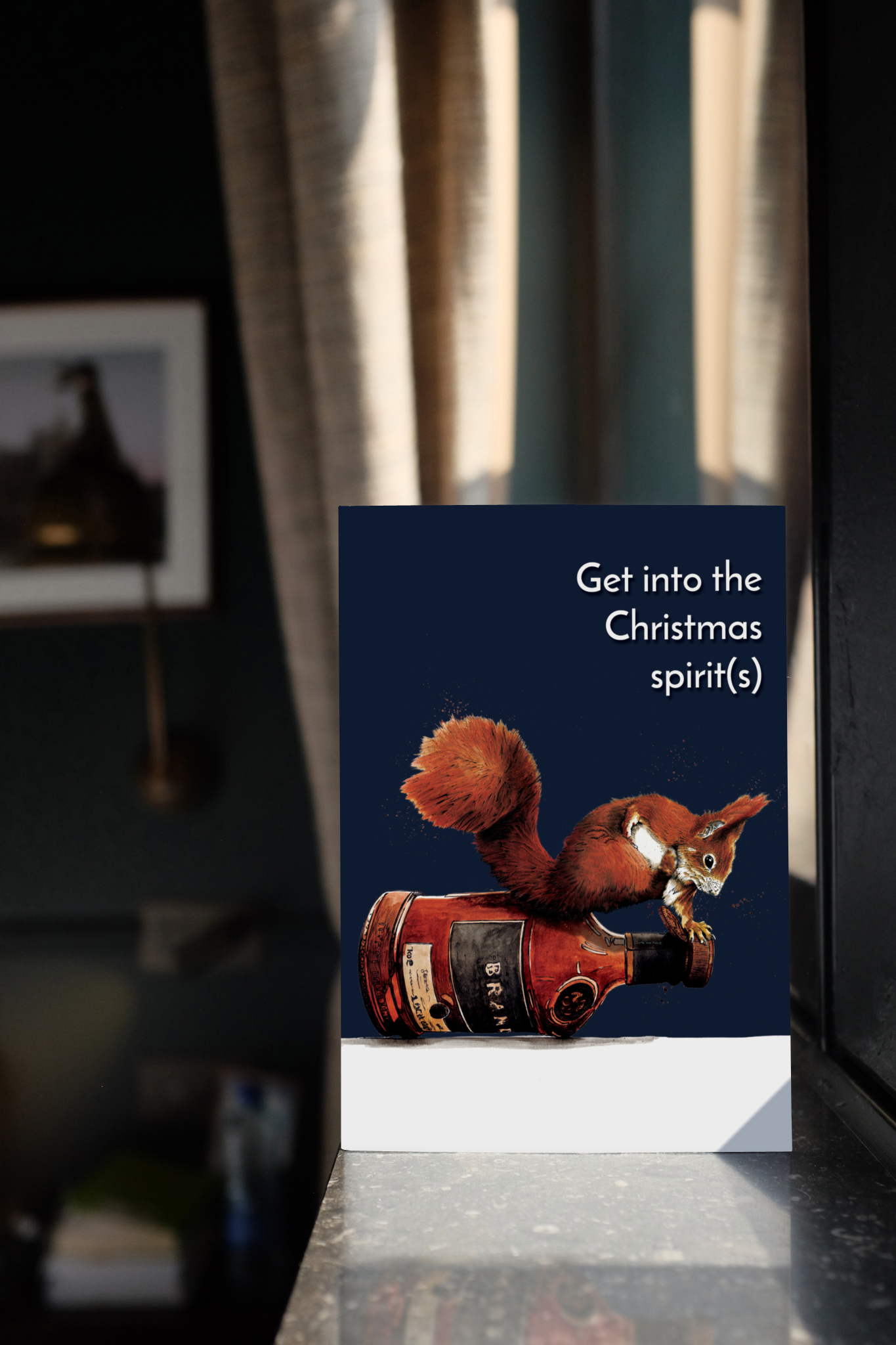 Spirit Squirrel Humour Card