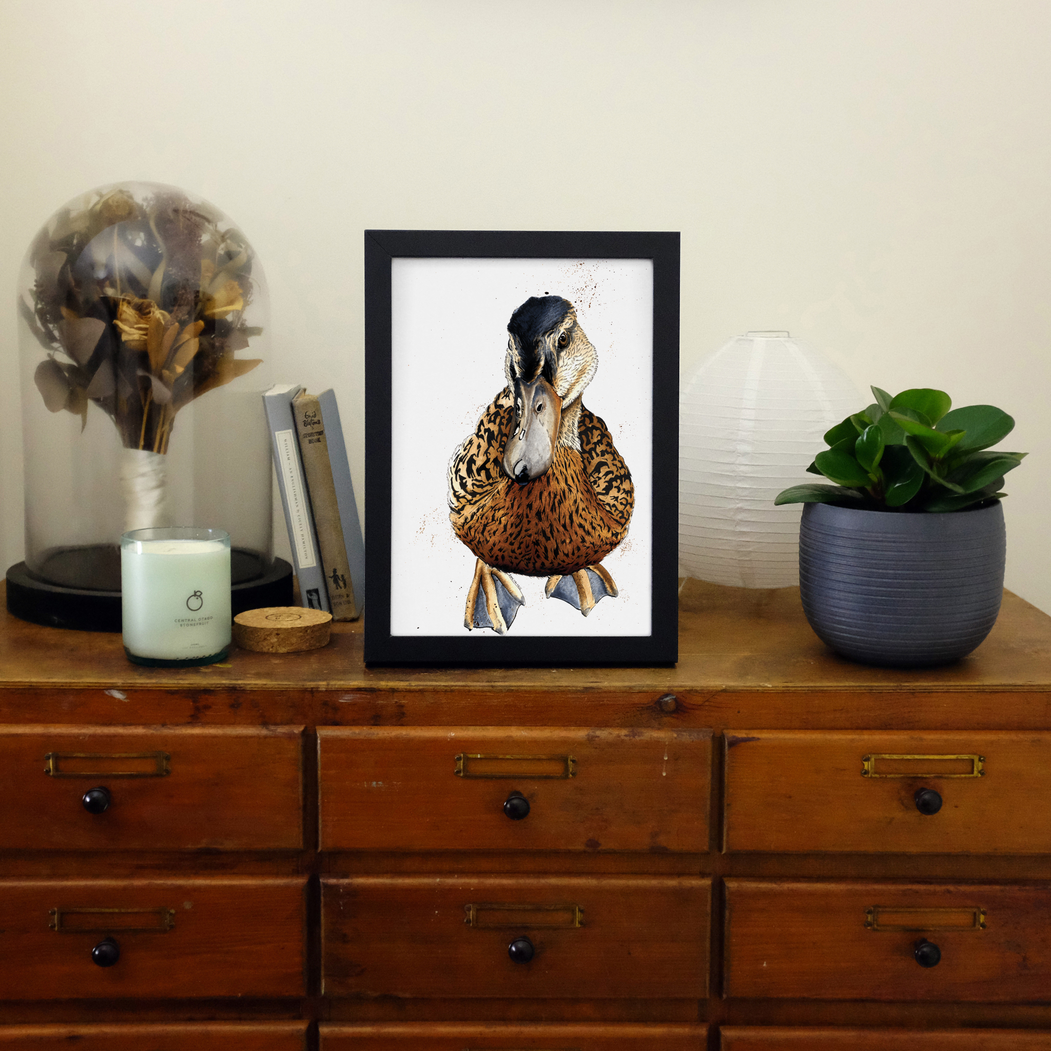 SINC109_Print_in_frame_duck
