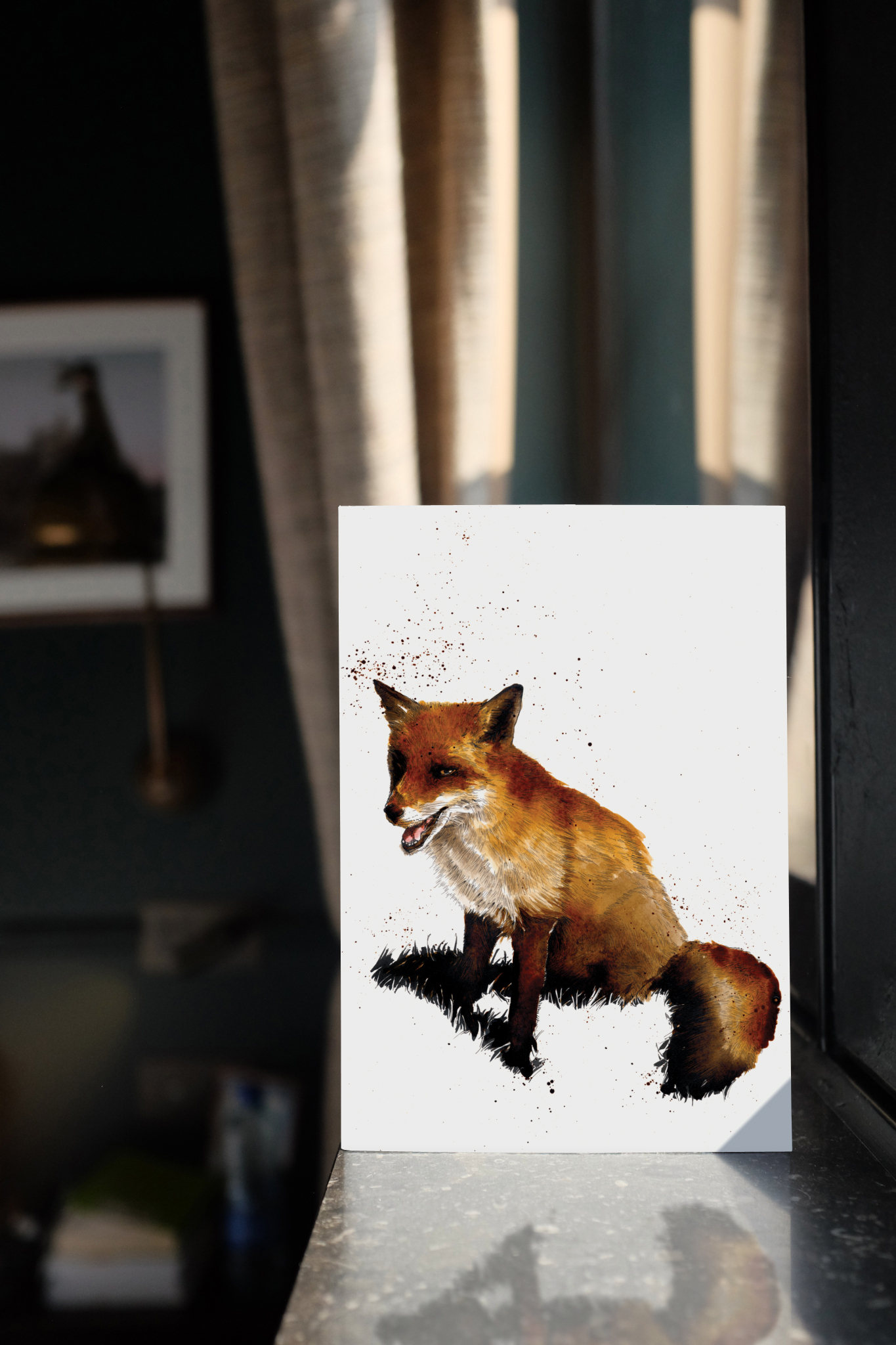 Flo The Fox Art Card