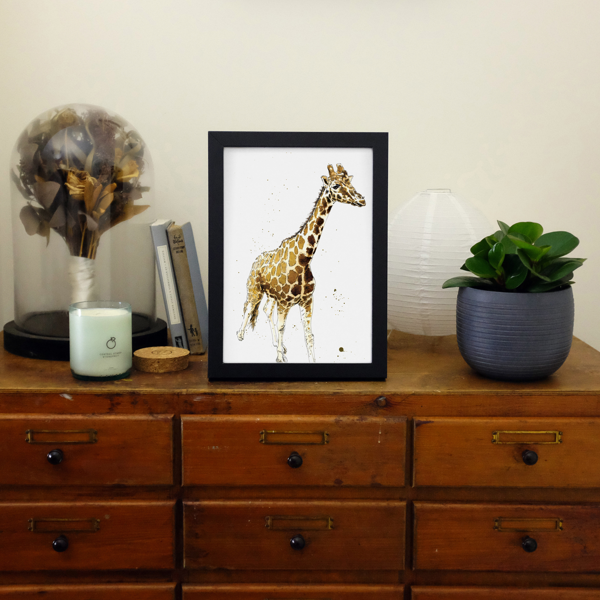 SINC112_Print_in_frame_giraffe