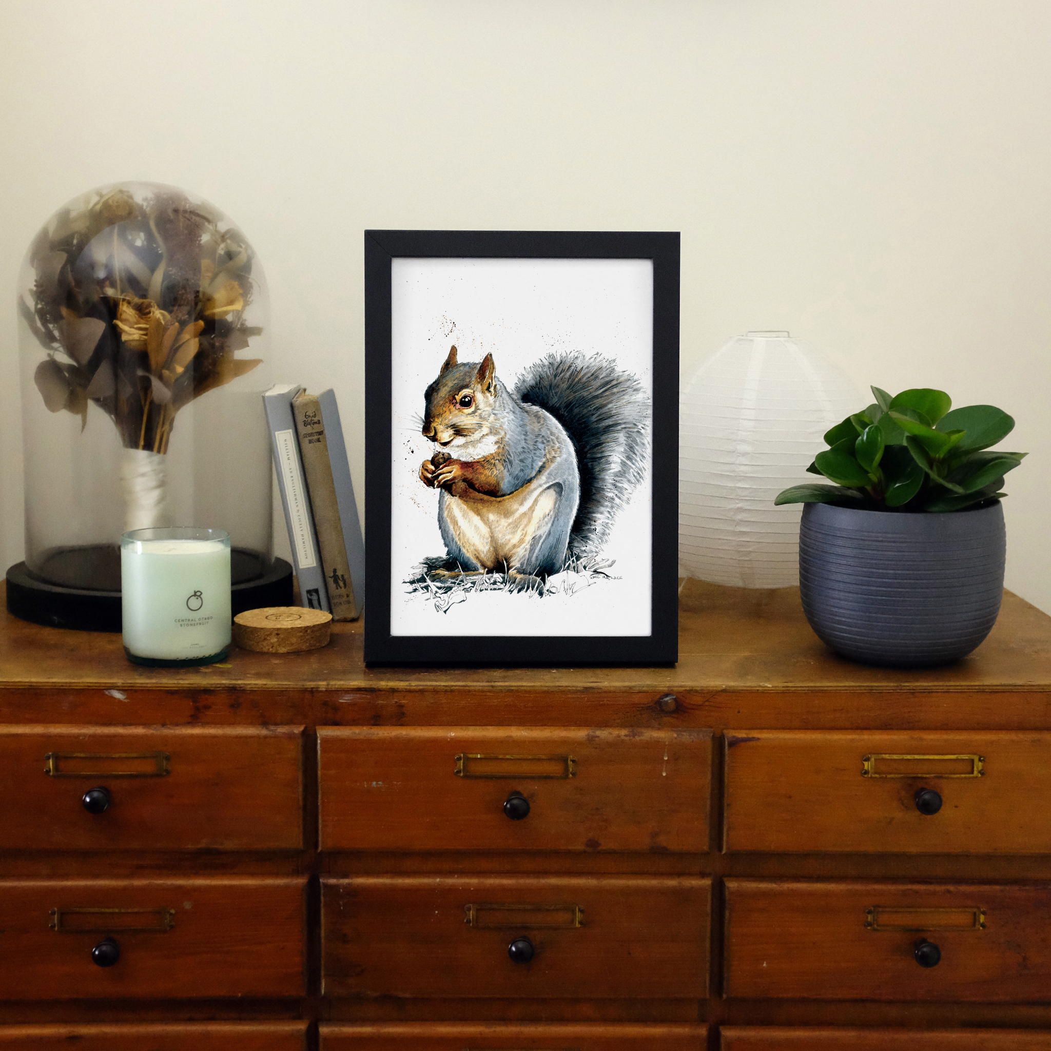 SINC127_Print_in_frame_greysquirrel