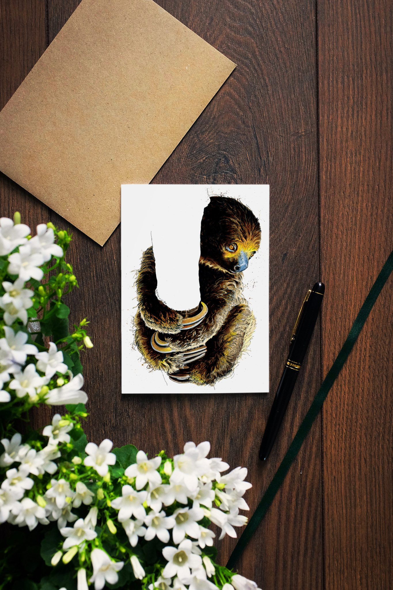 Talita The Sloth Art Card