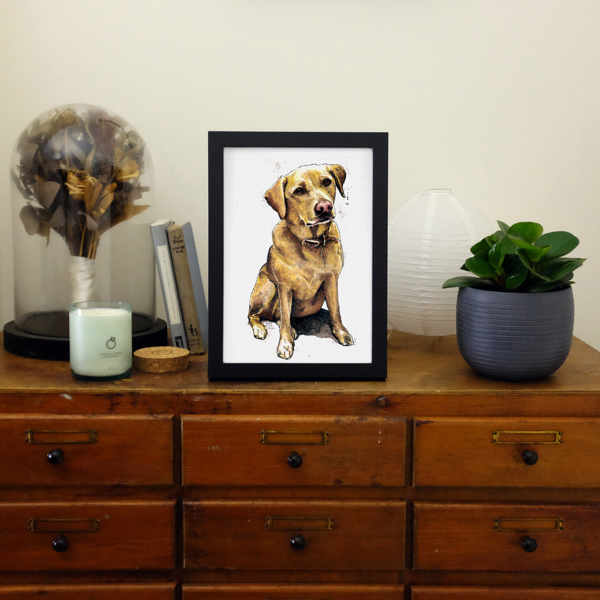 SINC135_Print_in_frame_daisy